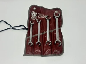 Matco Tools USA SWFN4K 4pc SAE 3/8” to 7/8” Flare Nut Line Wrench Set w/ Kit Bag - Picture 1 of 12