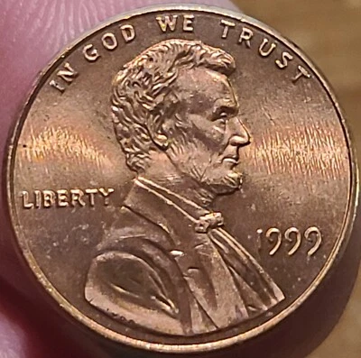1999 Lincoln Head Memorial Penny Proof Like No Mint - Image 1 of 2