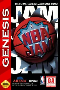 Póster de pared arte caja NBA JAM Sega varios tamaños 11x17-24x36 - Imagen 1 de 1