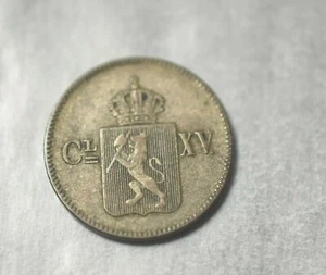 NORWAY 1869 3 SKILLING - Picture 1 of 5