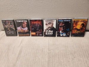 6 New Sealed NOT RECORDED HYPE & PRICE TAGS 2pac Die Hard Twista Hip Hop Life - Picture 1 of 6
