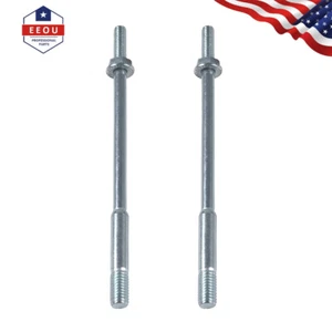 Set Of Two Carburetor Mount Bolts Studs Fit Honda GX240 GX340 GX390 13HP - Bild 1 von 9