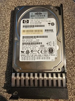 HP 72GB10K SAS 2.5 Hard Drive 375861-B21 375712-002 376597-001 434916-001 - Image 1 of 2