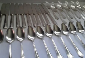 Oneida Community GEORGIA Silver Plate - 35 Piece  (SP1) - Picture 1 of 9