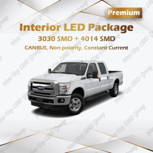 Kit de equipamiento de luces interiores LED blancas para Ford F250 F350 Super Duty 1999-2016 - Imagen 1 de 12