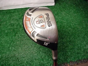 Used Ping G10 18 degree Hybrid Tfc 129 H Graphite Stiff Flex - Picture 1 of 6