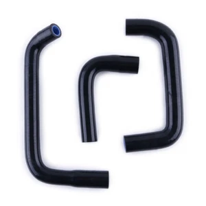 Black Silicone Breather Hose For 1989-2001 Nissan GTR R32 R33 R34 RB26DETT - Picture 1 of 9