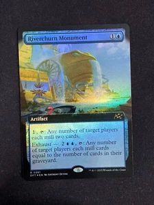 Riverchurn Monument (EXTENDED FOIL) - Aetherdrift (Magic the Gathering) - Bild 1 von 2