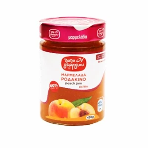Marmelade Pfirsich in Glas 420g Griechische Marmeladen Brotaufstrich peach jam - Bild 1 von 8