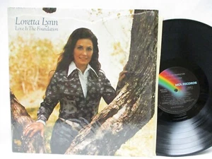 Loretta Lynn Love Is The Foundation 1973 Record VG/VG++ MCA 355 Vintage Country - Picture 1 of 3