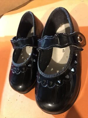Маленькие шаги Baby ребенка ясельного возраста девочек черный искусственной кожи туфли Sz 5Made США VGUC!!! - Изображение 1 из 3