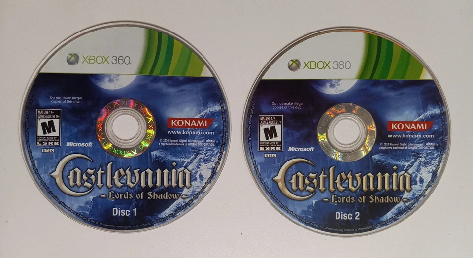 Castlevania: Lords of Shadow Collection (Microsoft Xbox 360, 2010) DISCS ONLY - Image 1 of 1