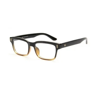 Hot Fashion Mens Womens Retro Clear Lens Glasses Frame Eyewear Unisex - Black - Image 1 of 4