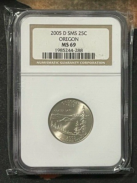 2005 D SMS OREGON 25C NGC Grade MS 69 1985244-288 - Image 1 of 1