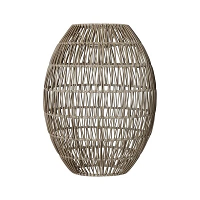 Star Trading Lampenschirm Linde, Rattan, Beige, E27, Außenbereich, 40 cm - Bild 1 von 4