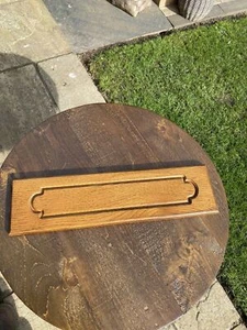 SOLID MEDIUM OAK KITCHEN DRAWER FRONT 600 X 160 OLD MFI STOCK DX708 - Picture 1 of 3