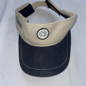 Vintage Memorial Tournament Golf Visor Adjustable “Aetna” - Picture 1 of 5