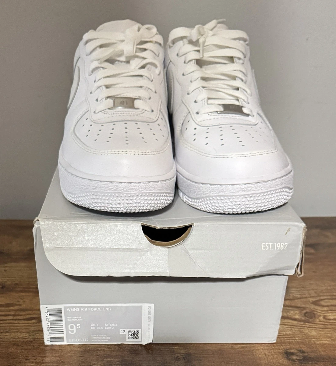Nike Air Force 1 07 Low White for sale | eBay