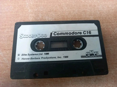 Scooby Doo Commodore C16 Game C16 Computer Game Elite Cassette Tape - Tape Only  - Image 1 of 3