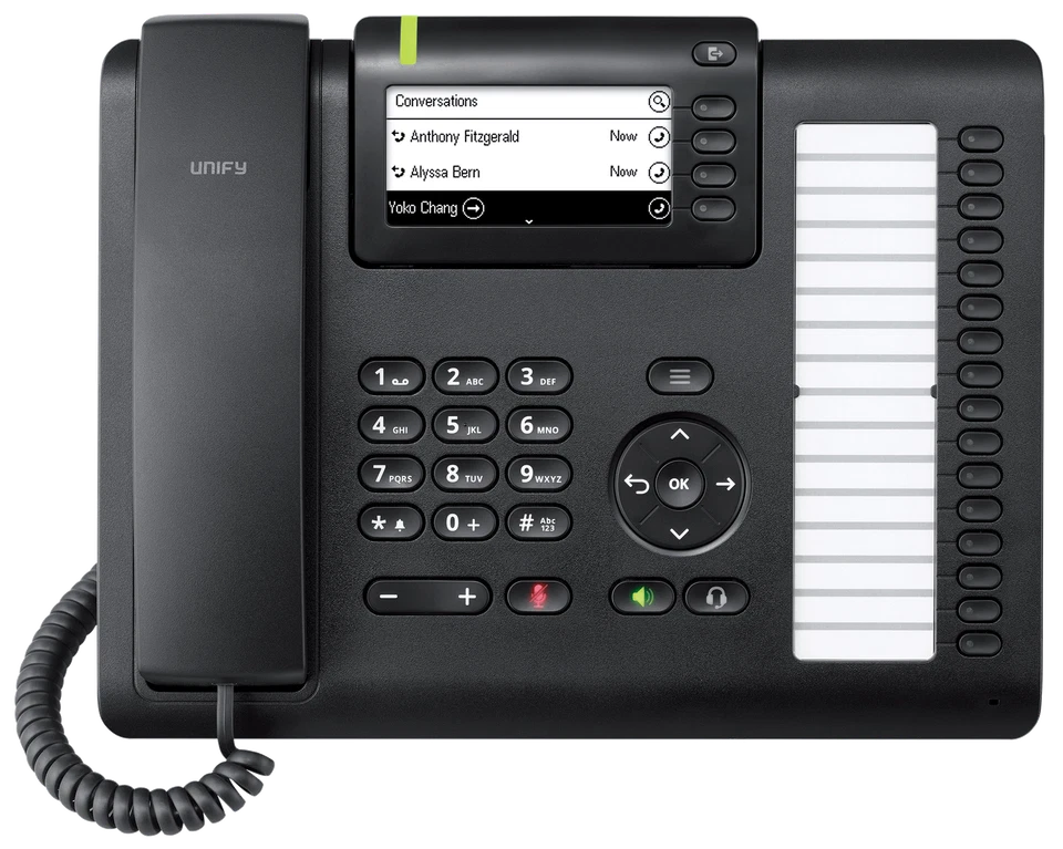 Unify OpenScape Desk Phone CP400 VoIP-Telefon - Schwarz (L30250-F600-C427)