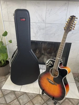Cuerda Takamine Serie G70 GJ72CE-12 Marrón Brillo Sunburst BSB Acústica B-Stock   Foto 1 de 4