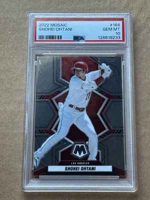 Panini Mosaic 2022 - Shohei Ohtani #164 PSA 10 GEMAS ¡Como nuevo! Foto 1 de 2