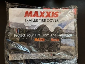MAXXIS Spare Tire Cover Trailer RV SUV Truck Black Pack of 1 - Picture 1 of 2