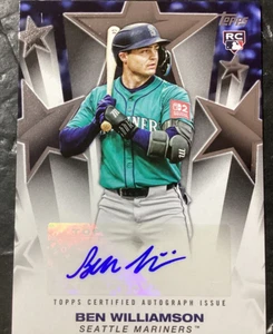 2025 Topps Update #BSAU-BW Ben Williamson Rookie Autogramm - Bild 1 von 3