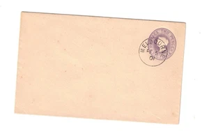 VICTORIA 1901 2d Embossed Cover, cds Melbourne Vic - Picture 1 of 1