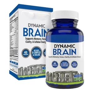 Dynamic Brain Supplement - Fokus, Gedächtnis & Klarheit Unterstützung, 60 Kapseln - Bild 1 von 5