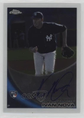 2010 Topps Chrome Rookie Auto Ivan Nova #214 Auto RC - Image 1 of 2