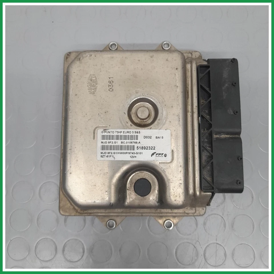 Centralina Iniezione Magneti Marelli MJD8F2.G1 Fiat Grande Punto 51892322 2009 2 - Immagine 1 di 4