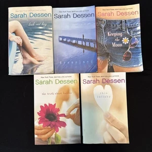 Sarah Dessen Paperback Lot Keeping The Moon This Lullaby Lock and Key - Picture 1 of 13