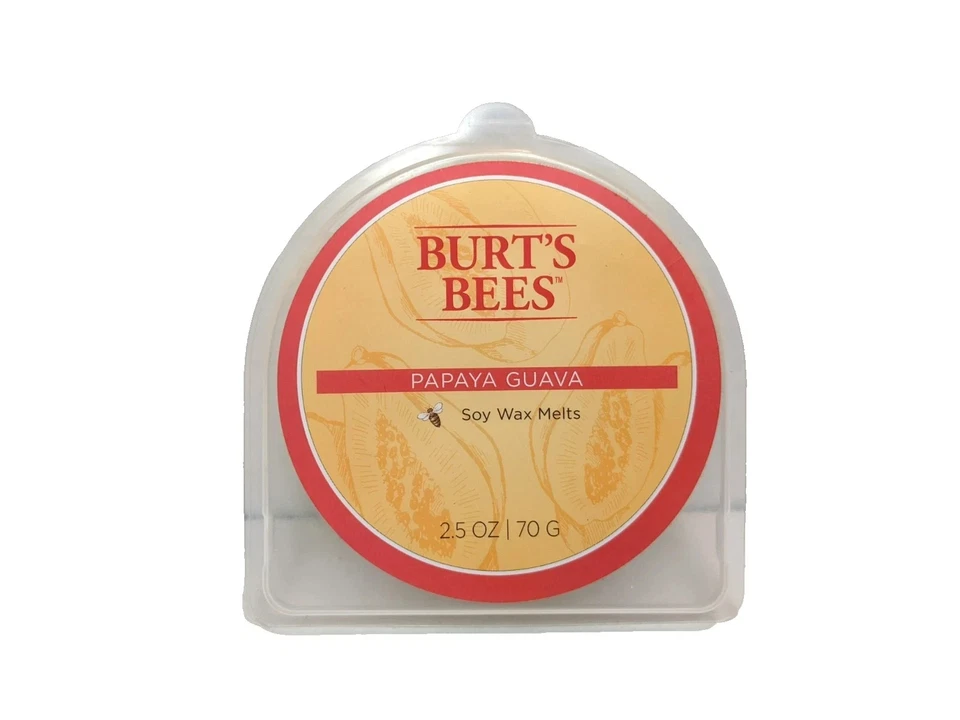 Burt's Bees mamão goiaba cera de soja derrete 2,5 oz 70 g descontinuada - Imagem 1 de 3