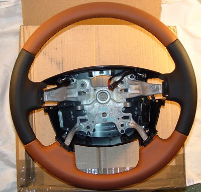 Range Rover Sport OEM Genuine L320 Autobiography Tan Bi-Colored Steering Wheel - Image 1 of 2