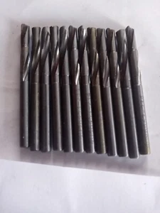 12pcs Set of Solid Carbide Drill Bit Cutting Tip 1845 193 Bottom.. 2 Flute - Picture 1 of 3