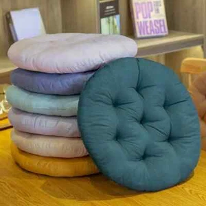 Non-slip Thicken Dining Chair Cushion Nap Pillow Chair Pad Cushion Round Cushion - Picture 1 of 29
