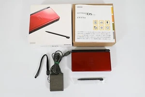 Nintendo DS Lite USG-001 Crimson/Black Console Tested Working Japan - Picture 1 of 12