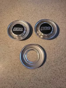 2 Carbon BBS WHEEL CENTER CAP INSERT With Dish- PART #09 24 292 - Picture 1 of 7