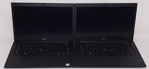 Lot of 2 Dell Latitude 7480 Core i7-6600U/i7-7600U 16GB RAM 14" Laptops (A)