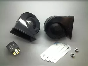 JUEGO DE BOCINA ELÉCTRICA MONARK 12V - ESTILO CLÁSICO - COCHE CAMIÓN BARCO ANTIGUO - Imagen 1 de 2