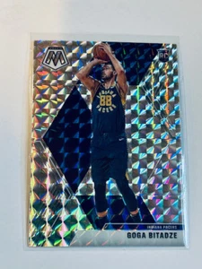 2019-20 Panini Mosaic Reactive Silver Prizm Goga Bitadze Indiana Pacers RC - Foto 1 di 2