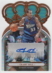 2022-23 Panini Crown Royale Pistons Grant Hill Die Cut Autograph Auto /99 - Picture 1 of 6