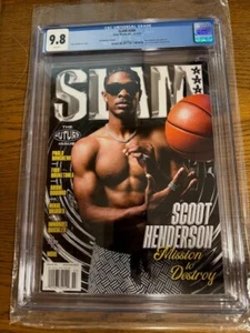 2023 Scoot Henderson Portland Trailblazers First RC SLAM Magazine #244 CGC 9.8 - Picture 1 of 6