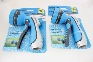 NEW BELSTROM 8 Pattern Front Trigger Hose Nozzle Blue Lot of 2 - Picture 1 of 9