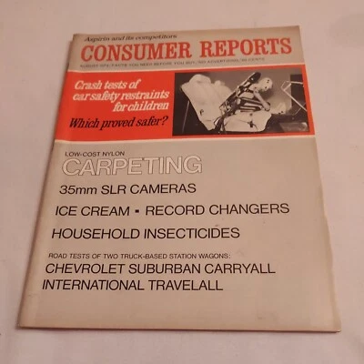 1972 August, Consumer Reports Magazine, Aspirin & It's Competitors  (MH443) Foto 1 de 3