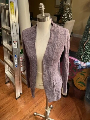 Cárdigan de mujer Staring at Stars púrpura jaspeado talla XS Foto 1 de 4