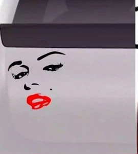 Marilyn Monroe - Sexxy Look 4" Black Vinyl Decal Car Laptop, Tablet - Picture 1 of 3