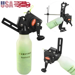Archery Bow Fishing Spincast Reel Rope Pot Bowfishing Tool Compound Hunting - Picture 1 of 12