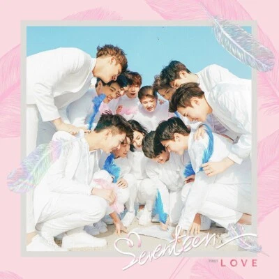 SEVENTEEN [FIRST LOVE & LETTER] 1st Album LOVE CD+Photo Book+4Card+Sticker Set - Image 1 of 4
